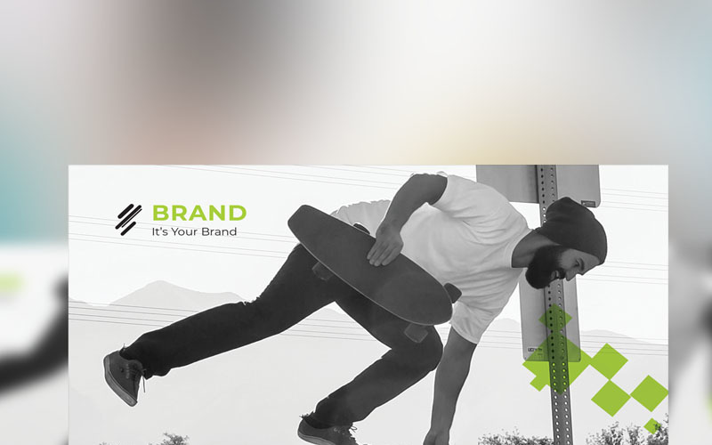 Download Фирменный стиль "Brand - Business Flyer Vol_ 29 - Corporate Identity Template" / Brand - Business Flyer Vol_ 29 - Corporate Identity Template - Фирменный стиль на тему графика flyer corporate corporate creative flyer travel business card card liflet computer internet stationery id kit blue hi-quality official symple green