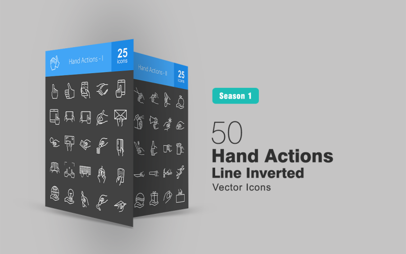 Download Набор иконок "50 Hand Actions Line Inverted Icon Set" / 50 Hand Actions Line Inverted Icon Set - Набор иконок на тему графика cursor,icon,handshake,playing,game,writing,reading,giving,money,stacking,coins,using,mouse,typing,cutting,taking,call,smoking,spraying,announcing