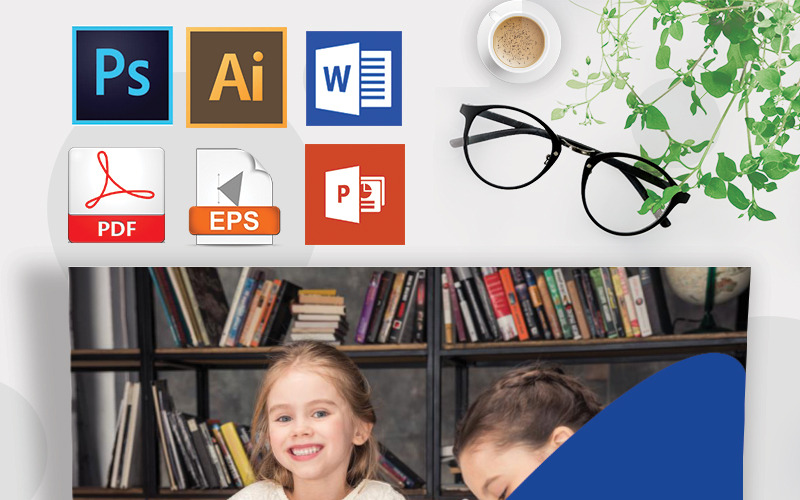 School Flyer Vol-02 - Modèle d'identité d'entreprise