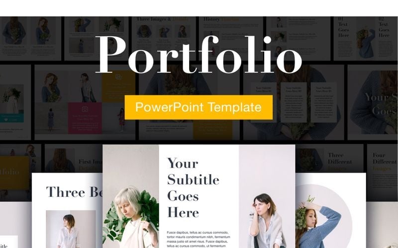投资组合的PowerPoint模板