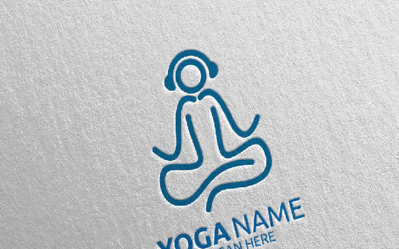 Download Шаблон логотипа "Yoga 57 Logo Template" / Yoga 57 Logo Template - Шаблон логотипа на тему графика yoga spa logo lotus body clean health meditation nature care beauty sport leaf garden flower