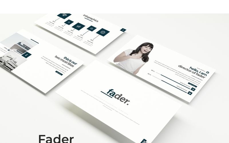 Fader PowerPoint template
