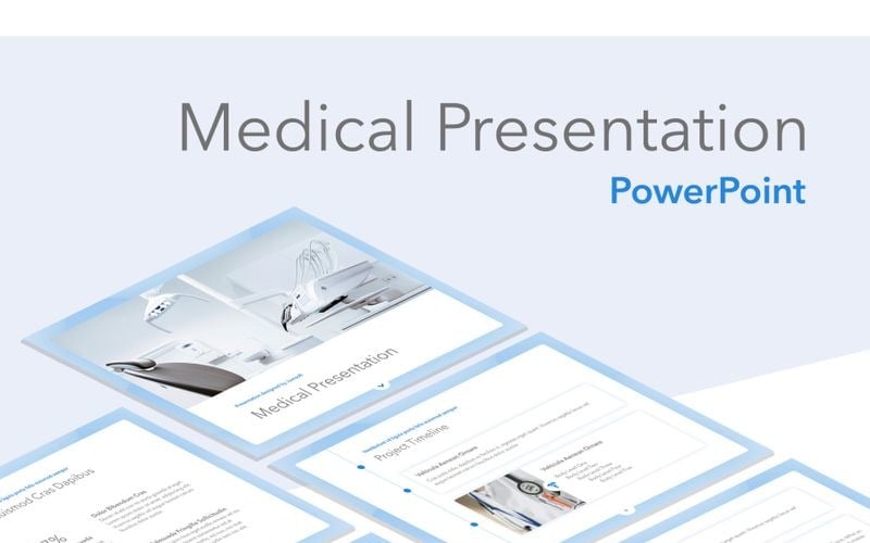 Medical Showcase PowerPoint template - TemplateMonster