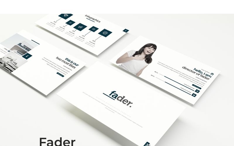 Modelo de PowerPoint fader