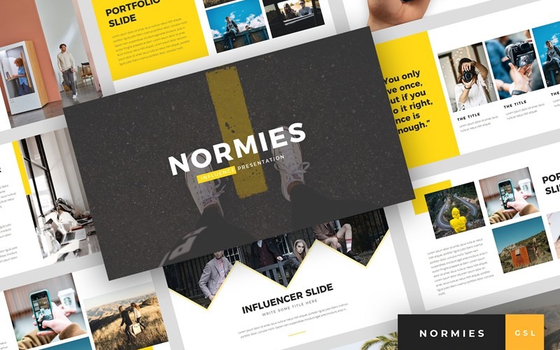 Normies - Influencer Google Slides
