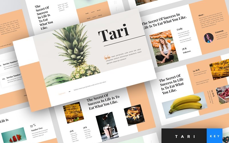 Tari - Food - Szablon Keynote