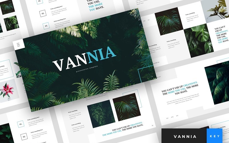 Vannia - Plant - шаблон Keynote