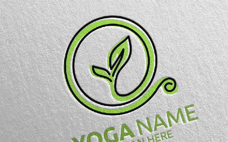 Download Шаблон логотипа "Yoga 44 Logo Template" / Yoga 44 Logo Template - Шаблон логотипа на тему графика yoga spa massage gym therapy logo lotus body clean health life exercise meditation nature care beauty sport leaf garden flower