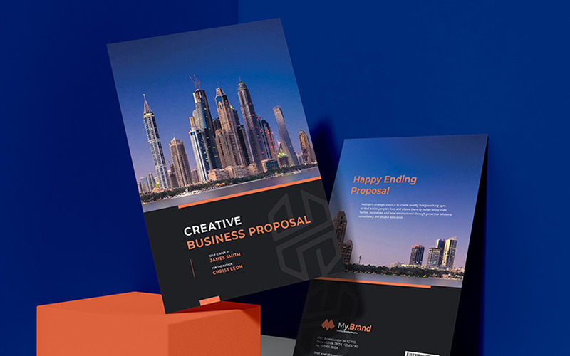 Download Фирменный стиль "Agency Business Proposal - Corporate Identity Template" / Agency Business Proposal - Corporate Identity Template - Фирменный стиль на тему графика 