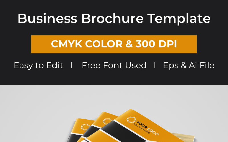 Download Фирменный стиль "Business Brochure - Corporate Identity Template" / Business Brochure - Corporate Identity Template - Фирменный стиль на тему графика brochure business template company page project letter corporate portfolio report clean annual brochure stationary proposal flyer marketing fold profile