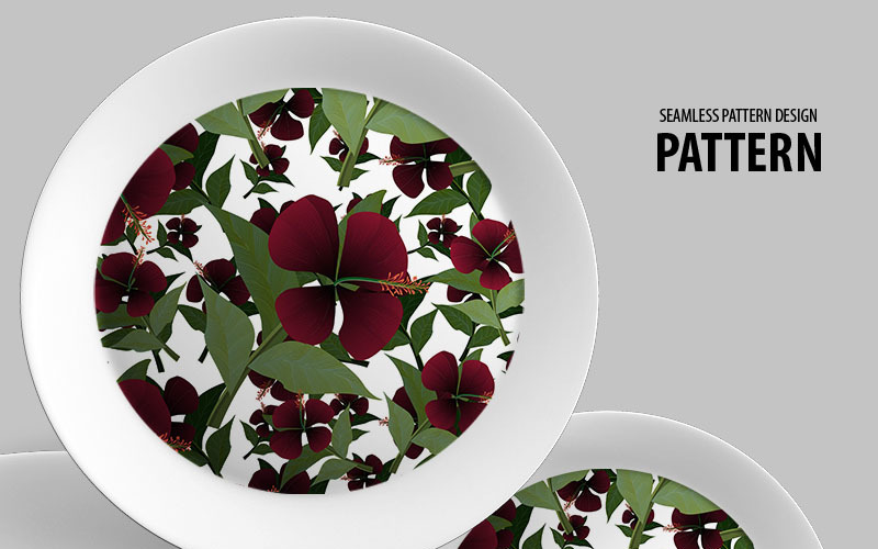 Download Pattern "Classic flower and branches Pattern" / Classic flower and branches Pattern - Pattern на тему графика green leaf nature plant isolated leaves tree grass garden frame natural symbol environment spring abstract flower flowers blossom pattern beauty