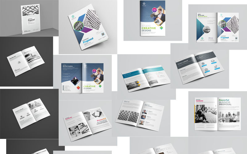 Download Фирменный стиль "Printing Bundle Proposal - Corporate Identity Template" / Printing Bundle Proposal - Corporate Identity Template - Фирменный стиль на тему графика proposal bundle business card corporate golden luxury mobile personal photography print ready real estate rent a car silver simple studio