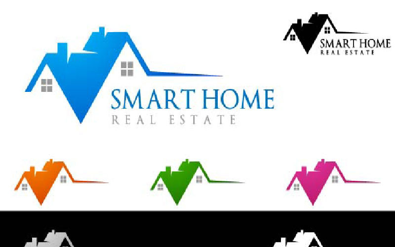 Download Шаблон логотипа "Real Estate 10 Logo Template" / Real Estate 10 Logo Template - Шаблон логотипа на тему графика logo real estate symbol icon business vector house design home building illustration sign construction architecture concept property company abstract element