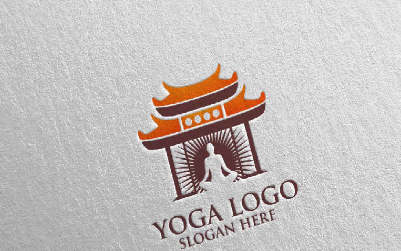 Download Шаблон логотипа "Yoga 11 Logo Template" / Yoga 11 Logo Template - Шаблон логотипа на тему графика yoga spa massage gym therapy logo lotus body clean health life exercise meditation nature care beauty sport leaf garden flower