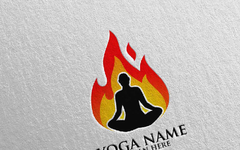 Download Шаблон логотипа "Yoga 18 Logo Template" / Yoga 18 Logo Template - Шаблон логотипа на тему графика yoga spa massage gym therapy logo lotus body clean health life exercise meditation nature care beauty sport leaf garden flower
