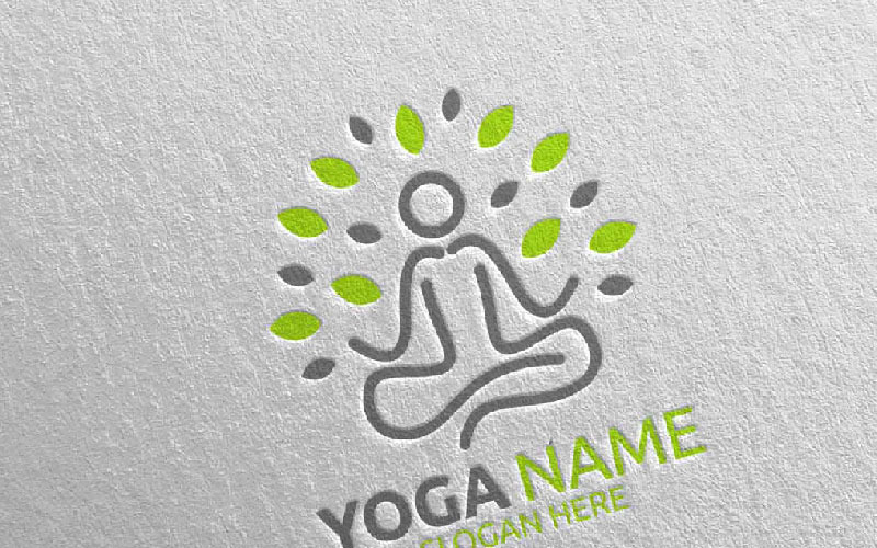 Download Шаблон логотипа "Yoga 25 Logo Template" / Yoga 25 Logo Template - Шаблон логотипа на тему графика yoga spa massage gym therapy logo lotus body clean health life exercise meditation nature care beauty sport leaf garden flower