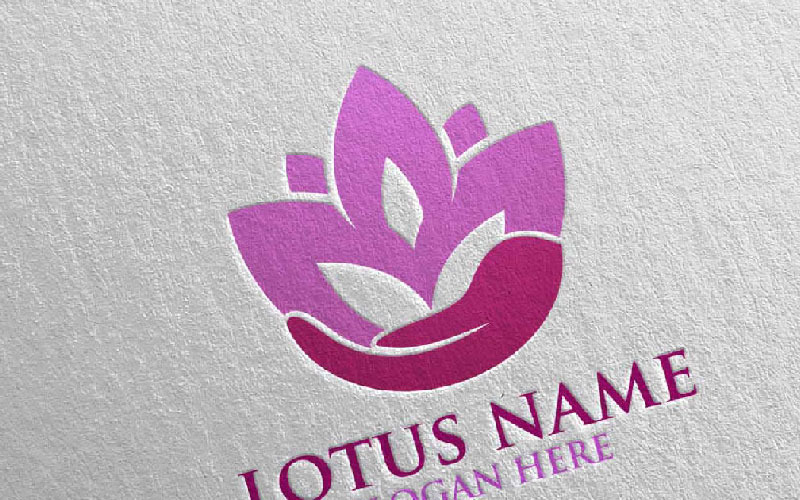Download Шаблон логотипа "Yoga and Lotus 28 Logo Template" / Yoga and Lotus 28 Logo Template - Шаблон логотипа на тему графика yoga spa massage gym therapy logo lotus body clean health life exercise meditation nature care beauty sport leaf garden flower