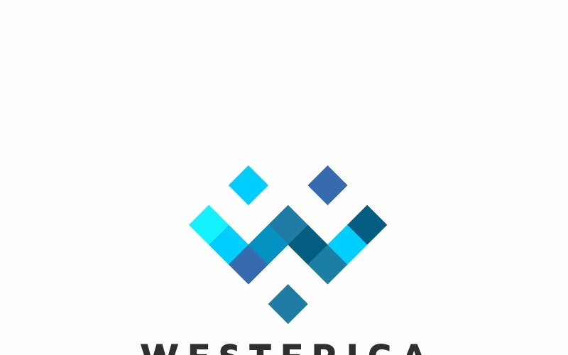 Download Шаблон логотипа "Westerica W Letter Logo Template" / Westerica W Letter Logo Template - Шаблон логотипа на тему графика app bold brand branding business clean colorful corporate logo creative forum letter logotype media modern professional simple software strong studio