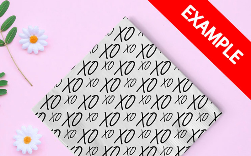 XO Valentinstag Muster