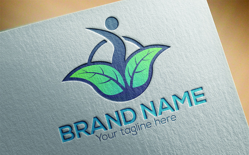 Download Шаблон логотипа "Beauty Circle Leaf  Design Logo Template" / Beauty Circle Leaf  Design Logo Template - Шаблон логотипа на тему графика creative modern professional unique versatile 3d flat logo design template health care circle website brand company business leaf