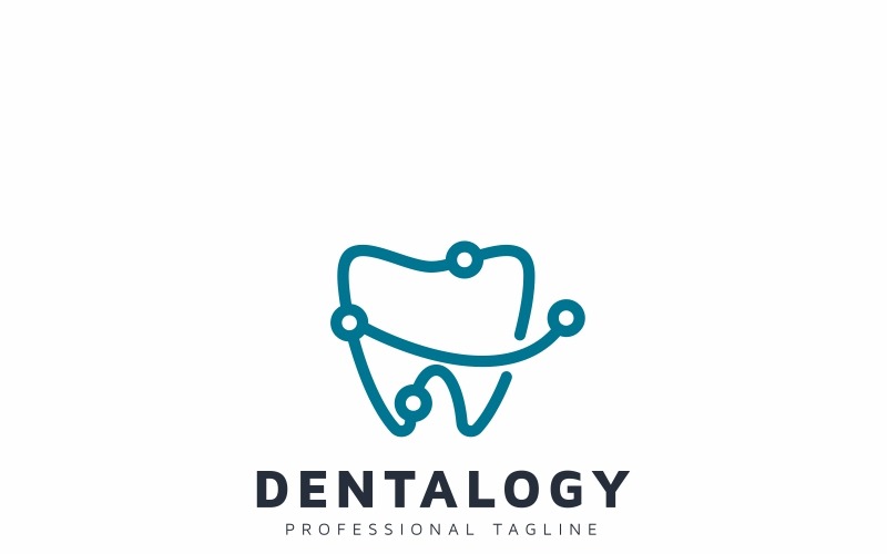 Download Шаблон логотипа "Dental Logo Template" / Dental Logo Template - Шаблон логотипа на тему графика blue clean clinic dental dentist design doctor graphic health icon image implant logo medical orthodontic symbol teeth tooth vector
