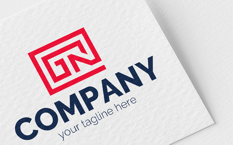 Download Шаблон логотипа "G+N in the Frame Logo Template" / G+N in the Frame Logo Template - Шаблон логотипа на тему графика g,n,rectangle,maze,lines,stamp,scheme,business,finance,construction,architecture,stable,powerful,sign,minimalism,one,color,two,colors,emblem