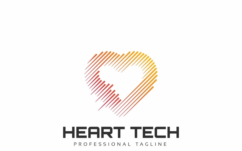Download Шаблон логотипа "Heart Technology Logo Template" / Heart Technology Logo Template - Шаблон логотипа на тему графика brand branding business clinic code coding corporate hardware health heart hospital identity labyrinth letter logo logotype open source software symbol