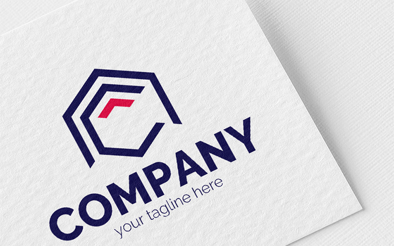 Download Шаблон логотипа "Hexagon in a Hexagon Logo Template" / Hexagon in a Hexagon Logo Template - Шаблон логотипа на тему графика c,hexagon,honeycomb,arrow,volume,construction,architecture,technology,real,estate,business,finance,sign,minimalism,one,color,two,colors,emblem
