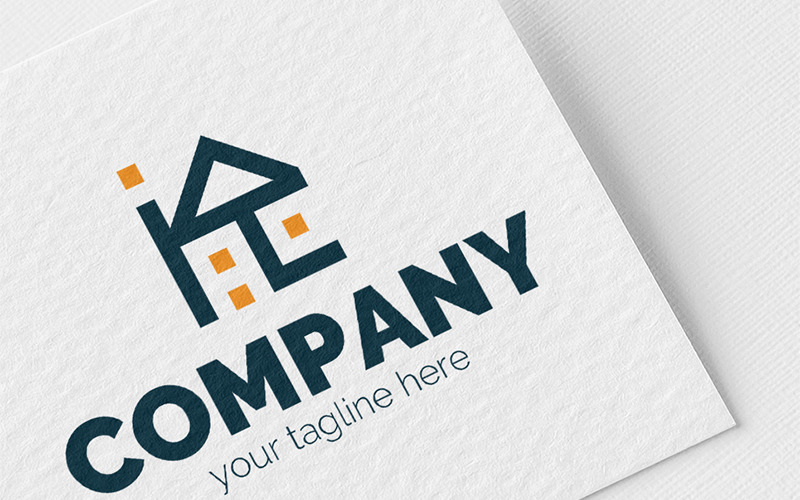 Download Шаблон логотипа "House and Arrow Logo Template" / House and Arrow Logo Template - Шаблон логотипа на тему графика i,arrow,house,repair,building,umbrella,construction,real,estate,business,finance,design,drawing,architecture,digital,technology,labyrinth,printing,number,designer