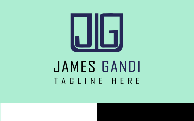 Download Шаблон логотипа "James Gandi Logo Template" / James Gandi Logo Template - Шаблон логотипа на тему графика laywer brand