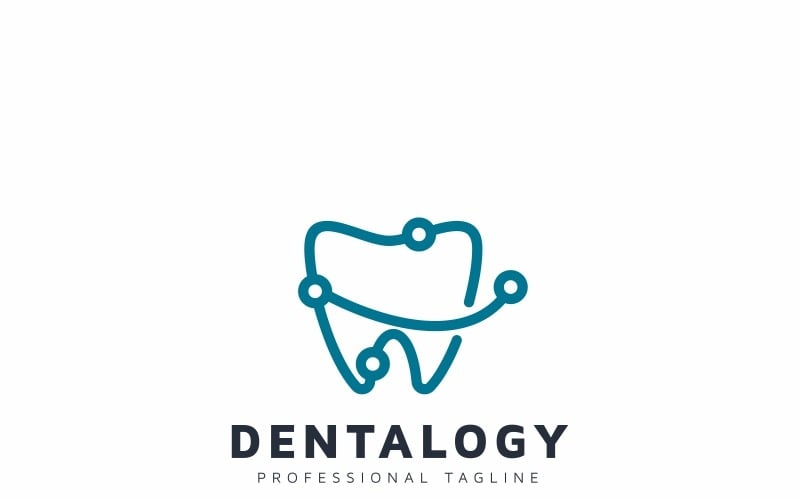 Plantilla de logotipo dental