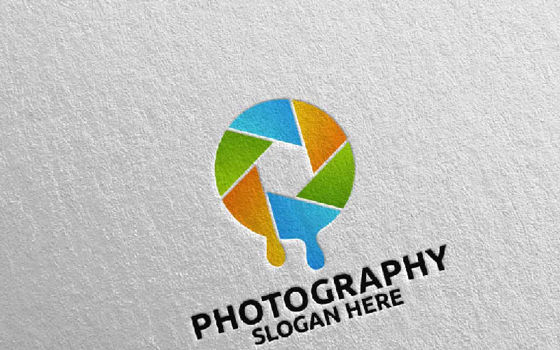 Modèle de logo Water Camera Photography 69