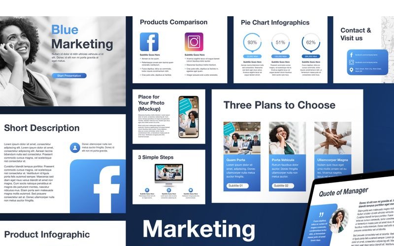 Marketing Blues - Modello di Keynote