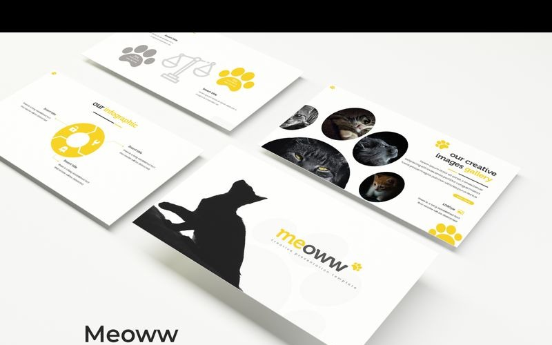 Meoww PowerPoint-Vorlage