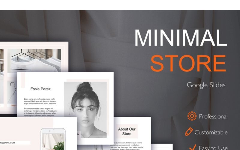 Minimal Store Google Slides
