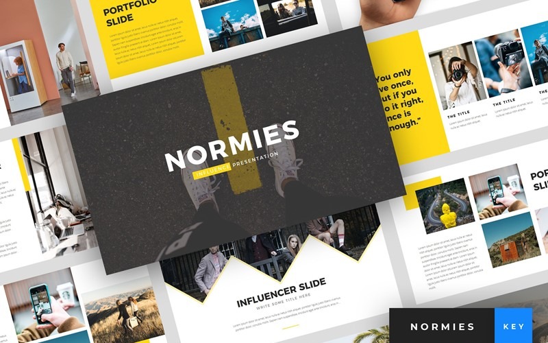 Normies - Influencer - Keynote template