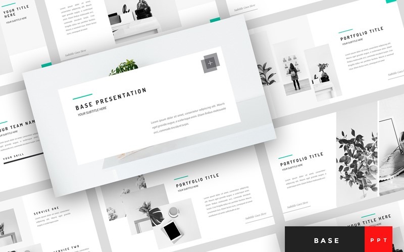 Base - Minimal PowerPoint template