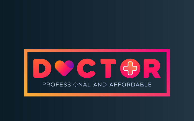Download Шаблон логотипа "DOCTOR ABSTRACT DESIGN Logo Template" / DOCTOR ABSTRACT DESIGN Logo Template - Шаблон логотипа на тему графика corporate minimal logotype creative alphabet symbol typography shape letter icon modern identity vector graphic abstract illustration sign trendy logo design