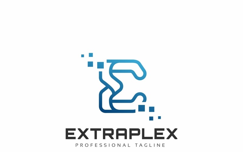 Download Шаблон логотипа "Extraplex E Letter Logo Template" / Extraplex E Letter Logo Template - Шаблон логотипа на тему графика app application apps branding colorful corporate data development digital e letter e logo ecommerce example excellence expert expertise extreme internet