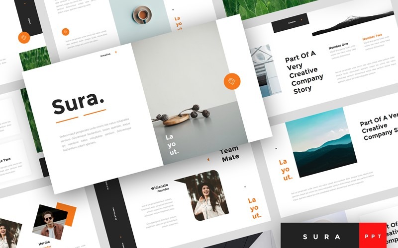 Sourate - Modèle PowerPoint créatif