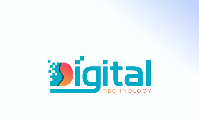 Download Шаблон логотипа "ABSTRACT DIGITAL Logo Template" / ABSTRACT DIGITAL Logo Template - Шаблон логотипа на тему графика branding illustration logotype simple creative strong flat idea shape sign brand emblem business clean symbol icon design logo vector abstractundefined