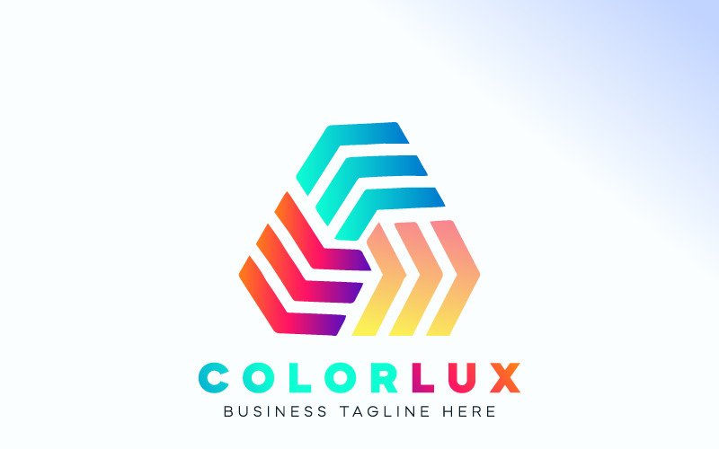 Download Шаблон логотипа "COLOR LUX Logo Template" / COLOR LUX Logo Template - Шаблон логотипа на тему графика branding illustration logotype simple creative strong flat idea shape sign brand emblem business clean symbol icon design logo vector abstractundefined