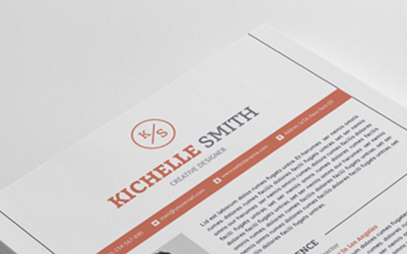 Download Резюме "Kichelle Smith Word Resume Template" / Kichelle Smith Word Resume Template - Резюме на тему графика resume cv clean creative word infographic modern professional student mac pages manager template bankers doctors job seekers
