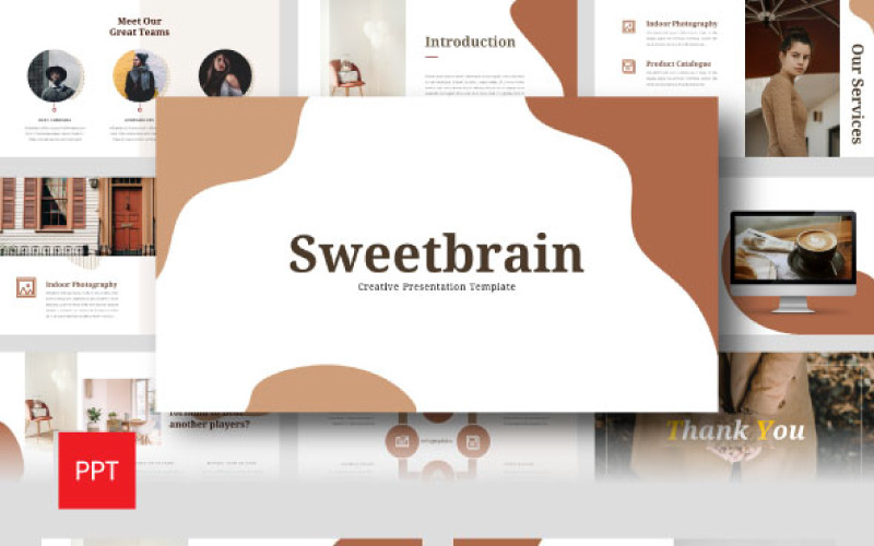 Sweetbrain PowerPoint-sjabloon