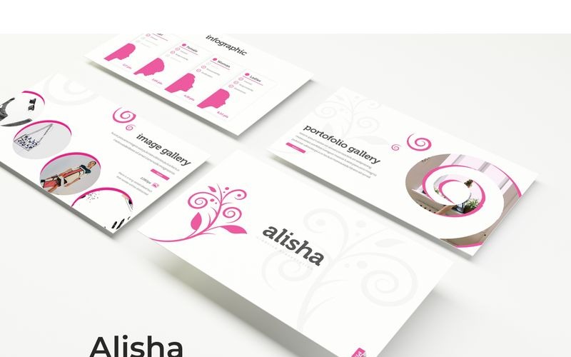 Szablon programu Alisha PowerPoint