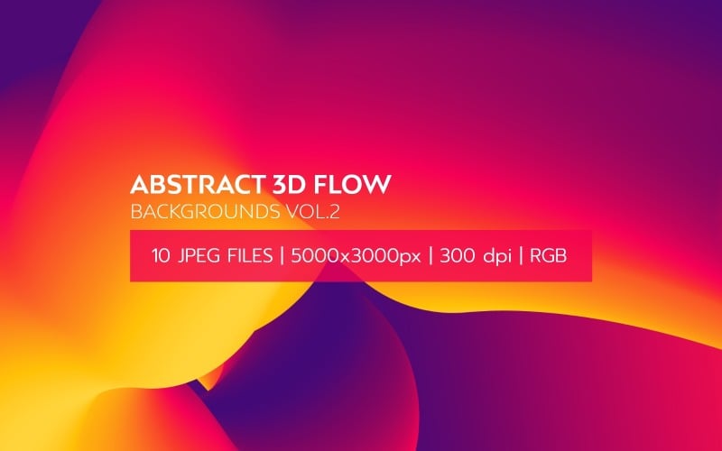 Абстрактный фон 3D поток Vol.2