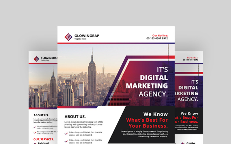 Download Фирменный стиль "Flyer Design - Corporate Identity Template" / Flyer Design - Corporate Identity Template - Фирменный стиль на тему графика flyer corporate creative marketing agency modern leaflet professional offical branding design multipurpose company business