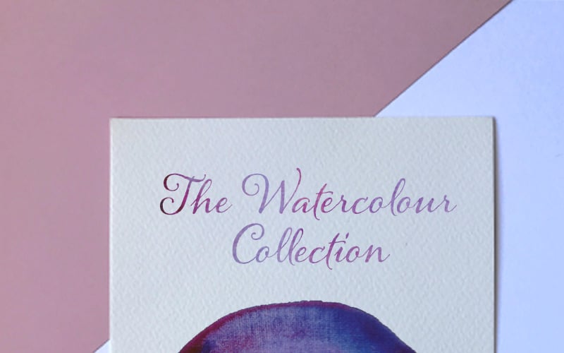 92 Handmade Watercolor Texture and Loose paint forms Background