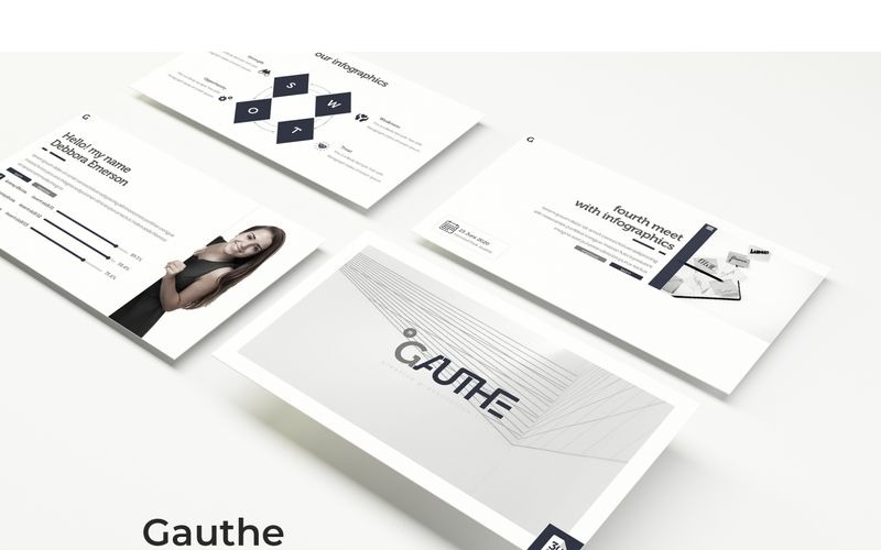 Modello PowerPoint di Gauthe