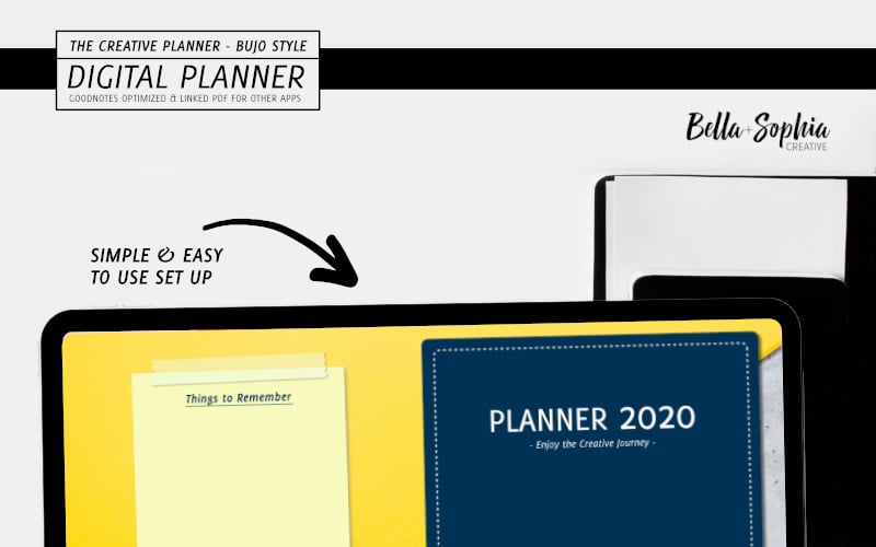 Navy Note - Taking Digital Planner